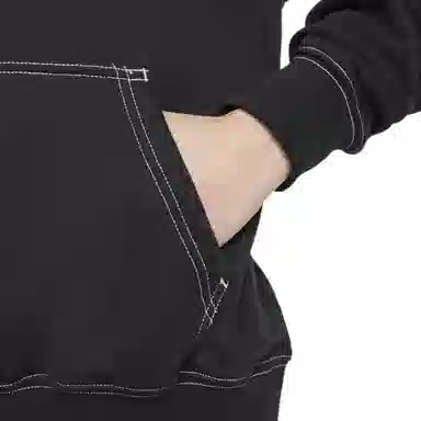 Nike Swoosh Fleece Hoodie Black