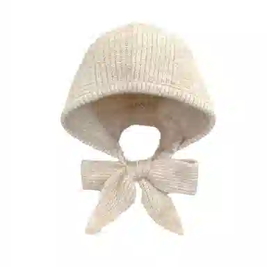 北极绒 巴拉克拉法帽秋冬季韩版显脸小围巾一体保暖护耳 涤纶 绒线帽 女款