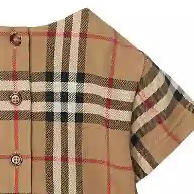 Burberry Check Dress With Bloomers