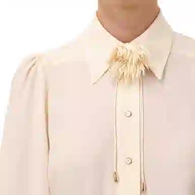 Zimmermann FW24 Cream Blouse