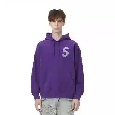 Supreme Week 6 x Swarovski S Logo Hooded Sweatshirt S
