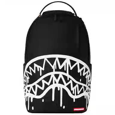Sprayground Shark Logo Black Backpack