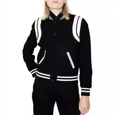 Saint Laurent Teddy Jacket Black