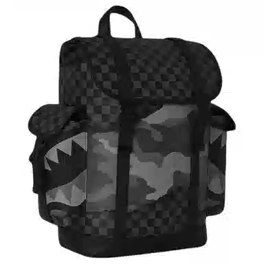 SPRAYGROUND Shark Mouth Checkered Backpack