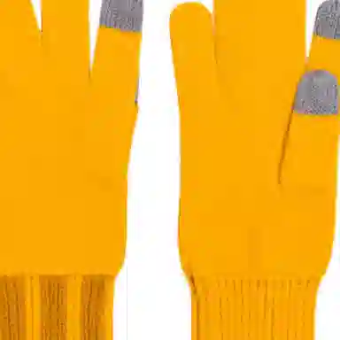 adidas Acrylic Sport Gloves Yellow