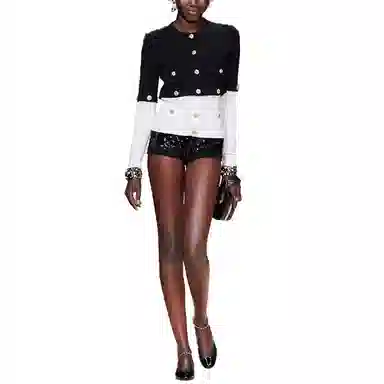 CHANEL SS22 Cardigan Black