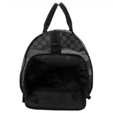 SPRAYGROUND Shark Mouth Checkered Travel Bag Black