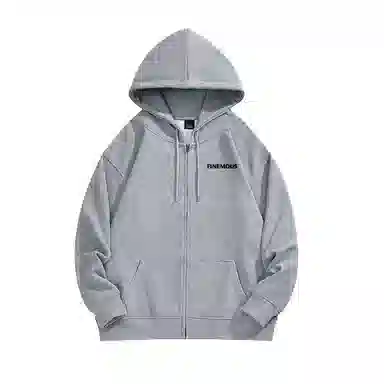 莫代尔 简约时尚潮流拉链休闲打底衣 男女同款