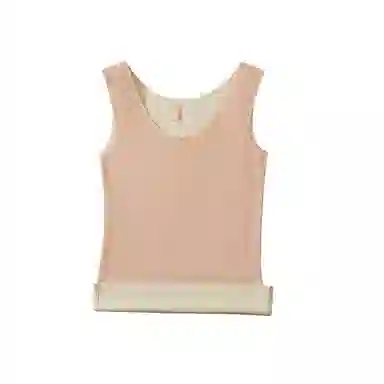 莫代尔 打底吊带无痕发热双面磨绒背心 女款