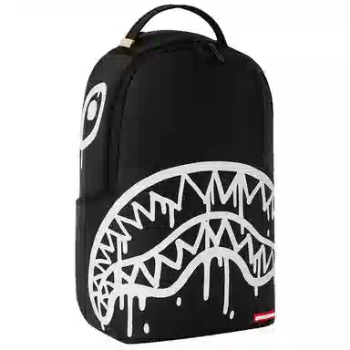 Sprayground Shark Logo Black Backpack