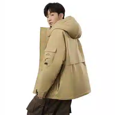 鸭鸭 新山系系列时尚户外登山休闲防寒防风冲锋衣羽绒服 男女同款