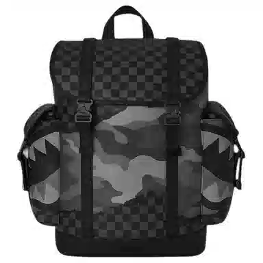 SPRAYGROUND Shark Mouth Checkered Backpack