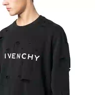 Givenchy SS23 Logo Print Sweatshirt Black