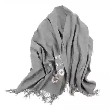 上海故事   手感软糯纯羊毛披肩  绵羊毛围巾围脖   女款