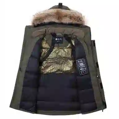 熊猫 山系户外舒适保暖工装羽绒服 男女同款