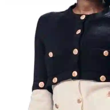 CHANEL SS22 Cardigan Black