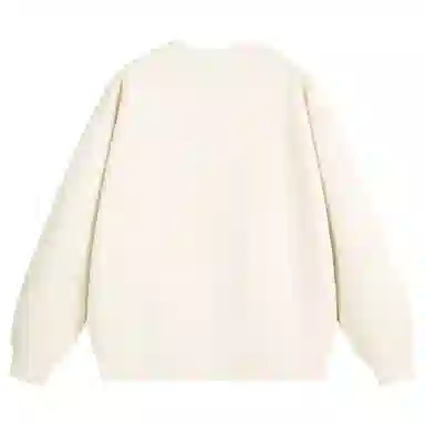 大卫贝肯 字母纯色基础款休闲宽松套头重磅圆领长袖卫衣 男女同款