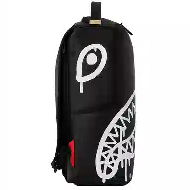 Sprayground Shark Logo Black Backpack