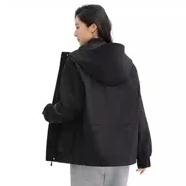 鸭鸭 时尚一衣三穿连帽羽绒服 女款