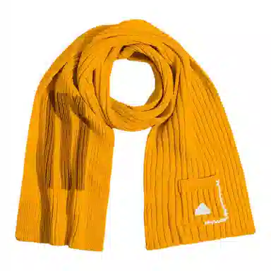 adidas Logo Acrylic Scarf Yellow