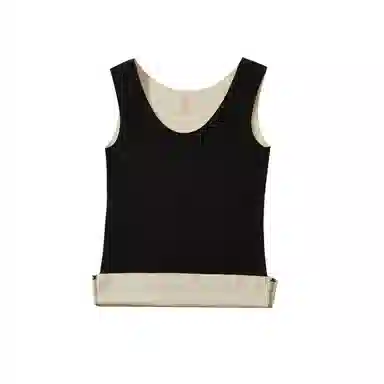 莫代尔 打底吊带无痕发热双面磨绒背心 女款