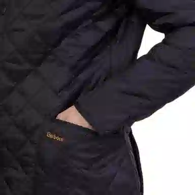 Barbour Quilted Jacket Blue