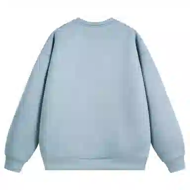 大卫贝肯 字母纯色基础款休闲宽松套头重磅圆领长袖卫衣 男女同款