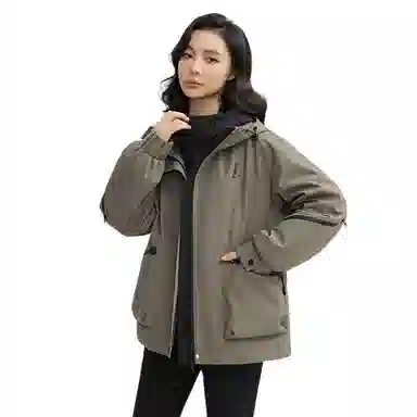 鸭鸭 时尚一衣三穿连帽羽绒服 女款