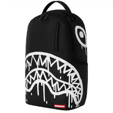 Sprayground Shark Logo Black Backpack