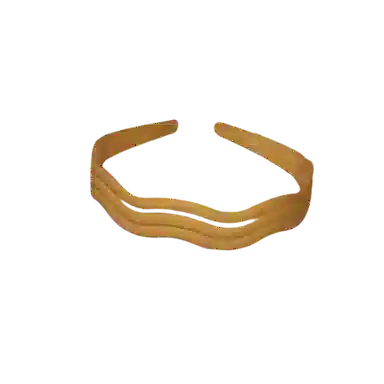 贯古今 高级感压发波浪带齿防滑细款洗脸发卡纯色发捆头饰女压发头箍 亚克力 发箍 女款