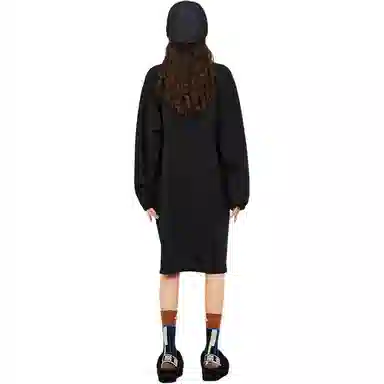 木果果木 童趣印花中长款落肩长袖连衣裙 女款