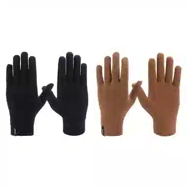 匹克 冬季保暖户外骑行滑雪触屏加绒骑车开车防寒针织毛线 腈纶 绒线手套 男女同款情侣款 多色可选