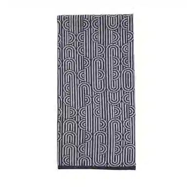 啄木鸟 欧美时尚纯羊毛秋冬季加厚保暖防风商务休闲围脖新款韩式条纹高档脖套精装 绒线围巾 男款