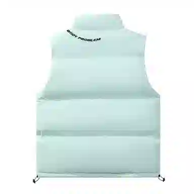 三体 问题系列 美式复古简约基础款字母印花休闲百搭立领保暖加厚柔软舒适户外工装机能风宽松无袖马甲 男女同款