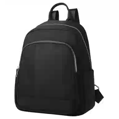 红蜻蜓 大容量休闲时尚 织物 双肩包 大号 男女同款情侣款 黑色