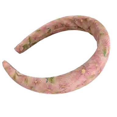 贯古今 法式复古碎花新款高级感百搭发卡头饰高颅顶压发海绵头箍发饰 布艺 发箍 女款