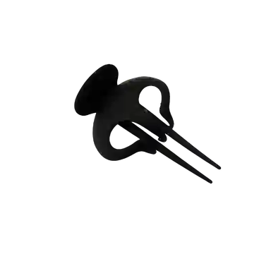 贯古今 磨砂盘发抓夹 高级感新款碎发发饰 后脑勺超大号鲨鱼夹 亚克力 发夹 女款