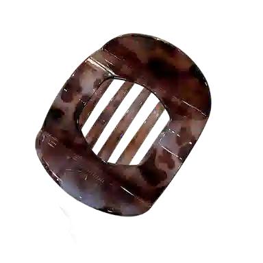 贯古今 复古玳瑁高颅顶显脸小后脑勺抓夹 高级感鲨鱼夹百搭 亚克力 发夹 女款