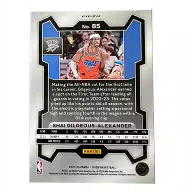 PANINI SGA prizm
