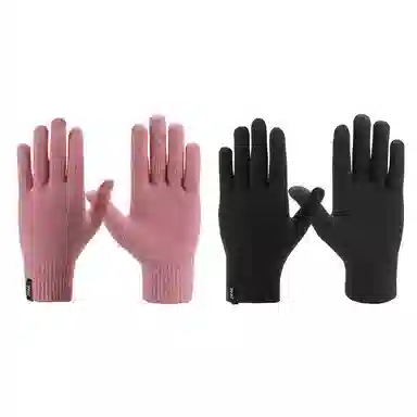 匹克 冬季保暖户外骑行滑雪触屏加绒骑车开车防寒针织毛线 腈纶 绒线手套 男女同款情侣款 多色可选