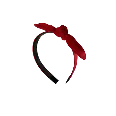 贯古今 高级感蝴蝶结高颅顶抓夹气质马尾发卡防滑多齿显脸小发夹头饰 布艺 发箍 女款