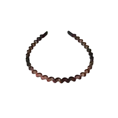 贯古今 简约纹理波浪新款精致高颅顶洗脸压发头箍头饰女气质百搭发卡 亚克力 发箍 女款