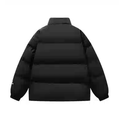 三体 面壁者系列 美式复古简约基础款字母印花加厚保暖防风防水防寒户外机能风宽松百搭立领开衫潮牌面包服棉服 男女同款