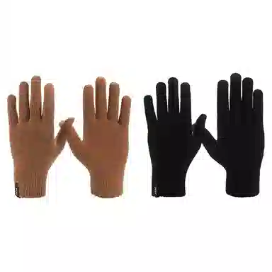 匹克 冬季保暖户外骑行滑雪触屏加绒骑车开车防寒针织毛线 腈纶 绒线手套 男女同款情侣款 多色可选