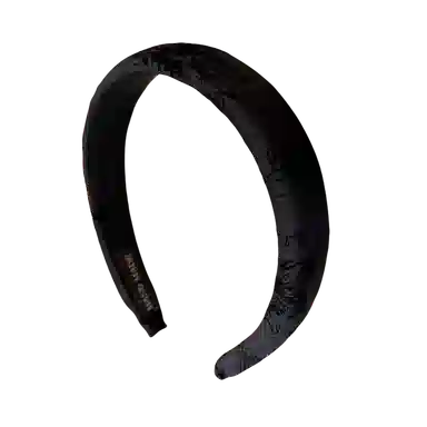 贯古今 新款高级感缎面压发高颅顶国风丝绒印花气质显脸小女发饰头箍 布艺 发箍 女款