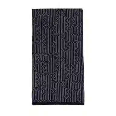 啄木鸟 欧美时尚纯羊毛秋冬季加厚保暖防风商务休闲围脖新款韩式条纹高档脖套精装 绒线围巾 男款