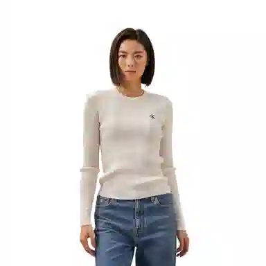 Calvin Klein Embroidered Crewneck Sweater