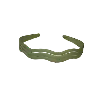 贯古今 高级感压发波浪带齿防滑细款洗脸发卡纯色发捆头饰女压发头箍 亚克力 发箍 女款