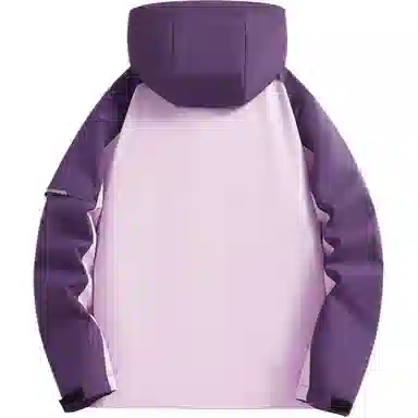 雅鹿优选  休闲简约印花插肩长袖连帽  防紫外线透气保暖超轻防水防风防寒冲锋衣 男女同款