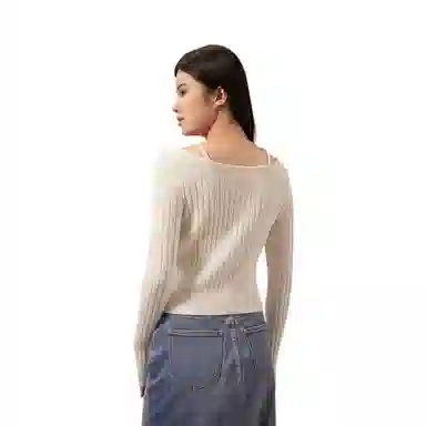 Calvin Klein V-Neck Knit Sweater